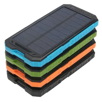  1 Adet Güneş Enerjisi Bankası Kılıf DIY Güç Şarj Paketi Kutusu Saklama Kabı Taşınabilir Şarj Muhafaza için Akıllı Telefonlar / Tablet