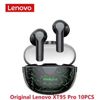  10 ADET Orijinal Lenovo XT95 Pro Kulaklıklar Kablosuz Bluetooth Kulaklık Kulaklık Bluetooth TWS Handfree Düşük Gecikme Kulaklık Gamer