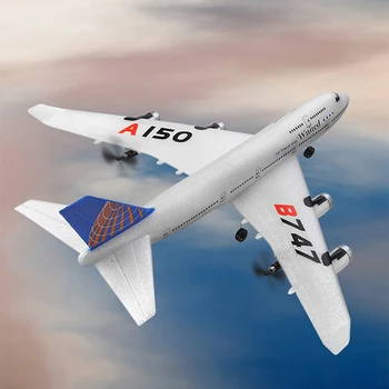  2.4 G RC Uçak A150 6-Axis Gyro Kanat Açıklığı Sabit Kanat Köpük Uçak Modeli Elektrikli Uzaktan Kumanda Planör Drone Hediyeler Oyuncaklar boys için