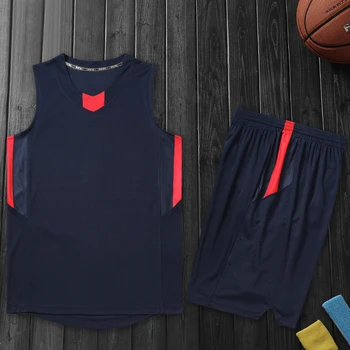  2 Adet Set basketbol üniformaları Özel Takım Elbise Can Baskılar Adı Kolsuz Jersey Şort Çalışma Spor Rahat Spor Eşofman