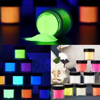  20g / Şişe Parlak Toz Epoksi Reçine Pigment Karanlık Glitter Toz DIY Epoksi reçine Kalıp Renklendirici Takı yapma malzemeleri