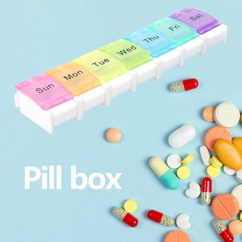  7 Gün Haftalık Hap Organizatör Tablet Tutucu saklama kutusu İlaç Konteyner Pastillero Mini Kutu Depolama Sağlık İlaç Seti