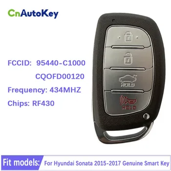  Akıllı anahtar Uzaktan Değiştirme 95440-C1001 95440-C1000 CQOFD00120 Hyundai Sonata 2015-2017 İçin 4 Düğme 433MHz 8A Çip CN020146