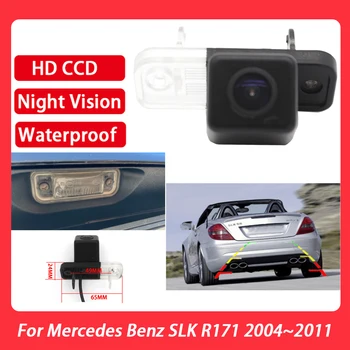  Araba dikiz Kamera CCD Full HD Gece Görüş Ters park kamerası yüksek kaliteli RCA Mercedes Benz SLK İçin R171 2004~2011