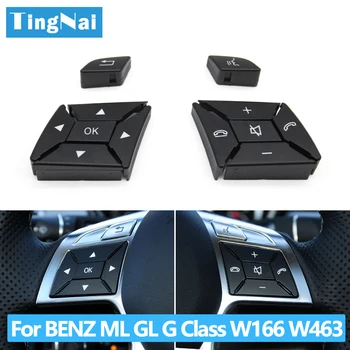 Araba Sol Sağ Çok Fonksiyonlu direksiyon Kontrol Düğmeleri Anahtarı Mercedes BENZ ML GL G Sınıfı W166 W463 GL550 GL350 ML350