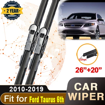  Araç camı Silecekleri Ford Taurus 6th 2010~2017 2012 2015 Ön Cam Premium Işın Bıçak Silecek Lastikleri Araba Aksesuarları