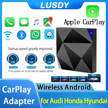  Audi, Toyota, Volkswagen Netflix Iptv için 2022 Yeni Kablosuz CarPlay Adaptörü Apple CarPlay Kilidi Aktivatörü USB Multimdia Player 