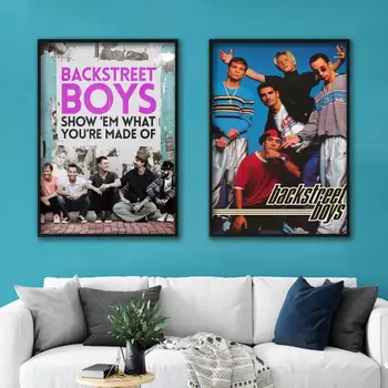  backstreet boys Şarkıcı Dekoratif Tuval Posterler Odası Bar Cafe Dekor Hediye Baskı Sanat Duvar Resimleri