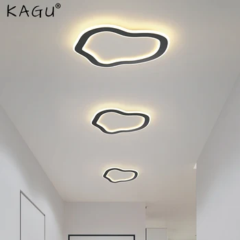  Basit yuvarlak koridor lamba tavan LED lamba Dia 25 cm monte yaratıcı mutfak tavan ışıkları kare tavan ev için lamba kapalı