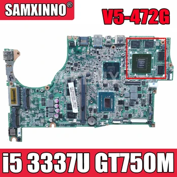  DA0ZQKMB8E0 ACER V5-572G V5-472G V4472 V5-572 dizüstü anakart CPU i5 3337U GPU GT750M 4GB RAM 4GB 100 % test çalışma