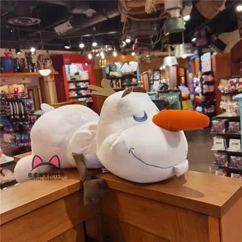  Disney orijinal Orijinal Dondurulmuş 2 Cuddleez Olaf Kardan Adam Uyku Peluş Yumuşak Oyuncak 55 cm Yumuşak yastık