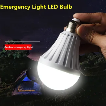  E27 5W 7W 9W 12W Akıllı Acil durum aydınlatma LED ampulü 220V Şarj Edilebilir Ev Koridor Garaj Acil Durum Lambaları sihirli LED lamba EL