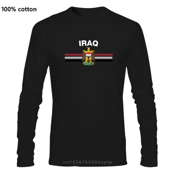  Erkek Giyim Erkekler Uzun Kollu Gömlek Irak Bayrağı Gömlek Irak Amblemi Irak Bayrağı Gömlek T Shirt Kadın t-shirt