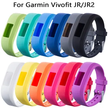  Garmin Vivofit İçin Silikon Çocuk Watchband VivofitJR Spor İçin Watchstrap Bilezik Moda Çocuk Wriststraps L S JR JR2 Çocuk 