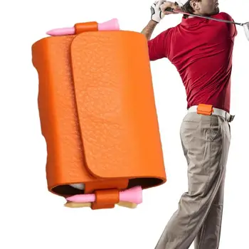  Golf kılıf çanta Mini Golf Bel Çantaları Kadınlar İçin Taşınabilir Golf saklama kutusu Golf Spor Aksesuarı Tutar 2 Topları Ve 4 Golf Tee