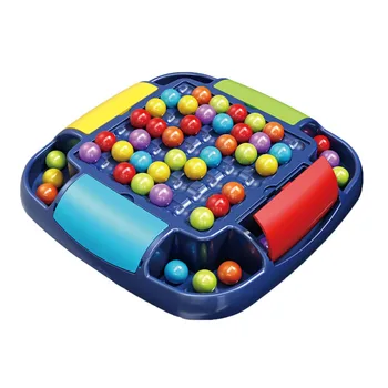  Gökkuşağı Topu Eleme Eşleştirme Oyunu Renkli Eğlenceli Bulmaca Satranç Tahtası Oyunu Renkli Boncuk Akıllı Beyin Oyunu eğitici oyuncak