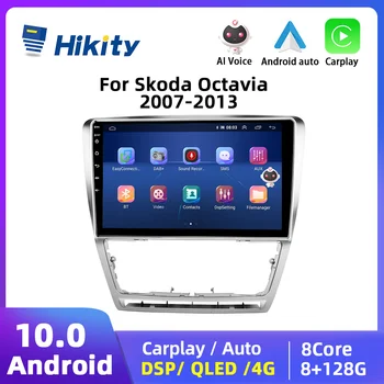  Hikity Android 2din Araba Radyo Skoda Octavia 2007-2013 İçin 10.1