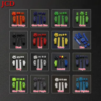  JCD A B Renkli L R Düğmeler Tuş Takımı Gameboy Advance Düğmeler Çerçeve GBA D Pedleri Güç AÇIK kapalı Düğme seti