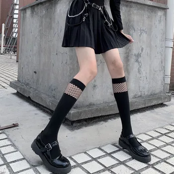  JK Çorap Uzun Çorap Kadın Çorap Sıcak Uyluk Yüksek Çorap Lolita Kızlar Yeni Moda file çoraplar Diz Çorap JK Çorap