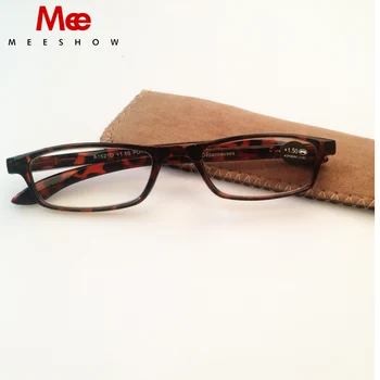  MEESHOW Ince Okuma Gözlükleri Yüksek kalite Marka Tasarımcısı Erkek Kadın + 1.0 3.5 Flex Tapınak Moda Kalem Okuyucu Ile Kılıfı 778