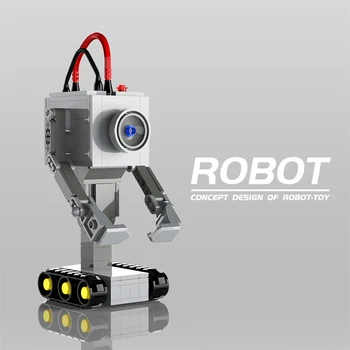  MOC Tereyağı Robot Yapı Blok Seti Anime komik Film Karakter Bot Geçmek için Tereyağı Tuğla Modeli Bulmaca Blokları doğum günü hediyesi