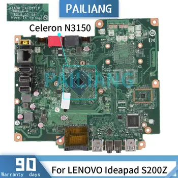  PAILIANG Laptop anakart İçin LENOVO Ideapad S200Z Celeron N3150 Anakart 00XG049 IBSWSC LA-C671P SR2A8 DDR3 test