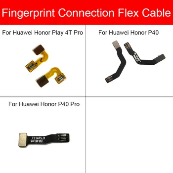  Parmak izi Sensörü Bağlantı Flex Şerit Huawei Onur Oynamak İçin 4T Pro P40 Ev Dönüş Sensörü Flex Kablo Onarım Değiştirme