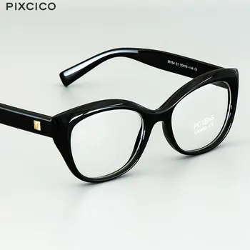  Pixcico 45675 Kedi Göz Gözlük Çerçeveleri Erkek Kadın Optik Moda