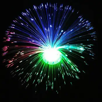  Renkli Led Fiber optik çiçek ışık yıldız şekilli gece dekorasyon ev gün festivali parti lambası sevgililer lamba Atmosphe K7r3