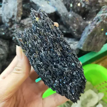  Renkli mineral taş süsler Cevheri Silisyum Karbür Küme Kaba örnekler