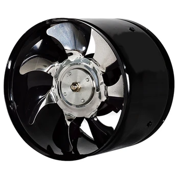  SANQ 6 İnç Yüksek Hızlı egzoz fanı In-Line Kanal Mutfak Çıkarıcı Metal Tuvalet Fanı Endüstriyel Fan 220V