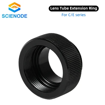  Scienode C E Serisi Lens Tüp Uzatma Halkası CO2 O. D. 25mm Lens Tüp D20 F63. 5mm 127mm Lens CO2 lazer kesme makinesi