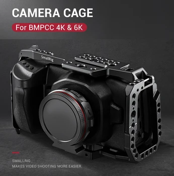  SmallRig DSLR kamera kafesi Blackmagic Cep Sineması Kamera 4 K / 6 K BMPCC 4 K