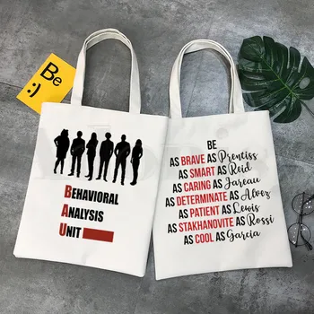  Spencer Reid Criminal Minds TV Serisi Fan Moda Çanta omuz çantaları Rahat Alışveriş Kız Çanta Kadın Zarif Kanvas Çanta