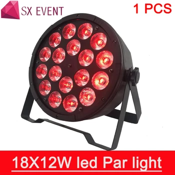  SX OLAY LED 18 * 10 W LED Par ışık 18 * 10 W RGBW 4in1 par dmx512 disko ışıkları profesyonel sahne dj ekipmanları