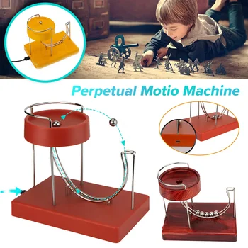  Sürekli Hareket Makinesi Kinetik Sanat Haddeleme Topu Sürekli Mermer Makinesi Masaüstü Dekorasyon Kinetik Hareket Oyuncak Ev Ofis için