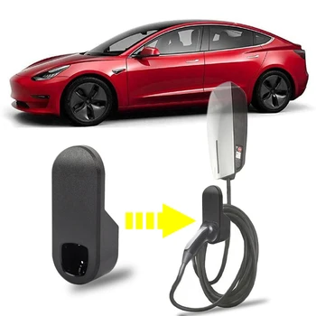  Tesla Modeli 3 Y S X şarj kablosu Organizatör Duvar Montaj Konnektörü Braketi Şarj Tutucu Şasi Braketi Şarj Cihazı