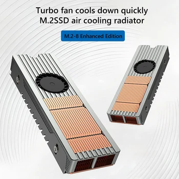  TEUCER Soğutma Soğutucu PCIE NVMe NGFF M. 2 SSD Soğutucu Alüminyum Alaşımlı Katı hal sabit disk Soğutucu 3 Pin Bilgisayar Aksesuarları