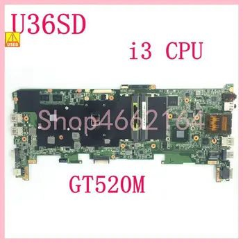  U36SD Anakart ı3 CPU İşlemci GT520M N12P-GV-B-A1 DDR3 REV 2.1 İÇİN ASUS U36S U36SG U44SG Laptop Anakart TAMAM Kullanılan