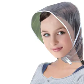  Yaratıcı Erkek Kadın Unisex Plastik Yağmur siperlikli şapka Katlanabilir Çocuklar Yürüyüş Balıkçılık Su Geçirmez Rüzgar Geçirmez Saç Koruma Kaput Kap
