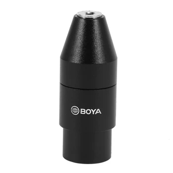  Yeni BOYA By 35C-Xlr 3.5 mm (Trs) mini jak Dişi Mikrofon Adaptörü 3-Pin Xlr Erkek Konnektör Kamera Mikser Kamera Ses