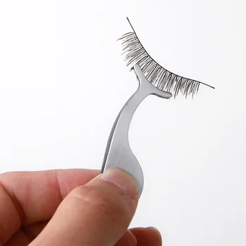  YOKPN Kirpik Cımbız Bigudi Maskara İnsan Saç Lashes Aplikatör Sökücü Çelik Sahte Göz Lashes Cımbız Güzellik Makyaj Araçları