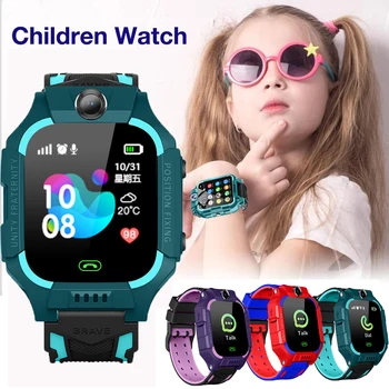  Çocuklar İçin akıllı saat Sım Kart SOS Çağrı Telefonu Smartwatch Çocuk Fotoğraf Su Geçirmez Kamera Konumu Tracker Hediye İçin Erkek ve Kız